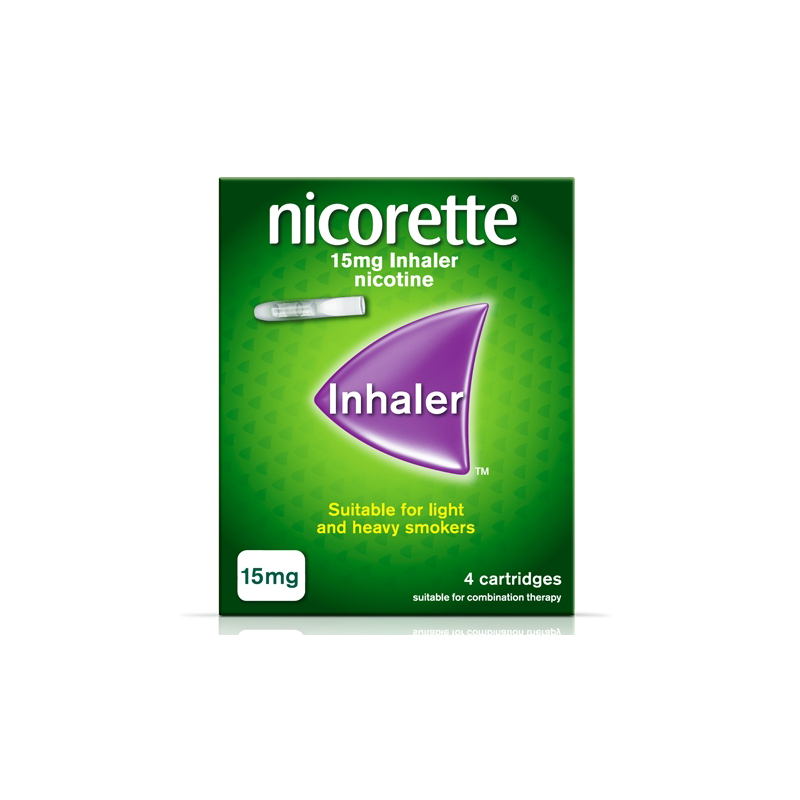 Nicorette 15mg Refill Inhaler 20 Cartridges